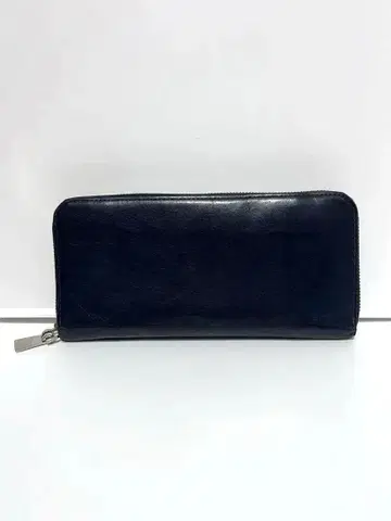 아니아리 네이비 가죽 장지갑