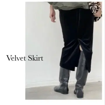 라빠르망 벨벳 스커트 Velvet Skirt