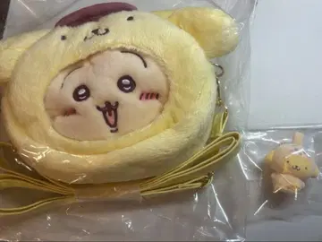 치이카와 산리오 미니백 & 플로키 마스코트 토끼 폼폼푸딩