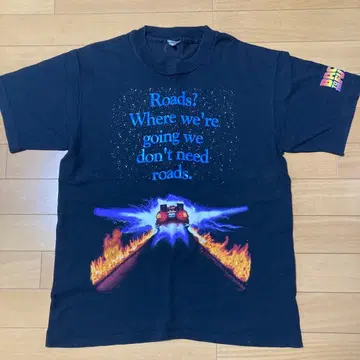 90s 빈티지 백투더퓨처 티셔츠 유니버셜 스튜디오