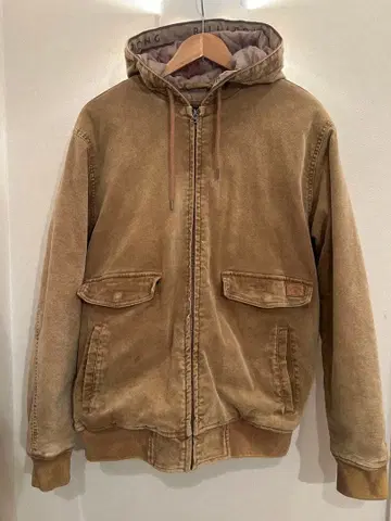BILLABONG 후드 부착 자켓 베이지