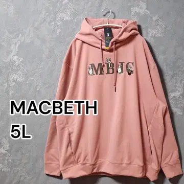 새상품 맥베스 후드티 남성용 5L 빅 사이즈 귀여운 강아지 자수