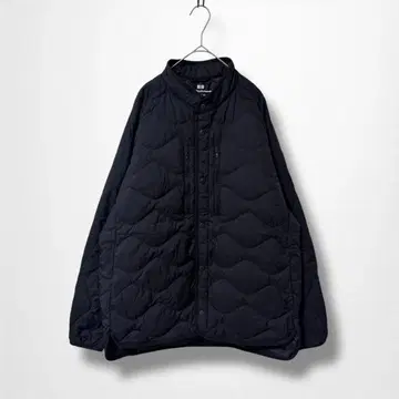 UNIQLO 화이트 마운티니어링 리사이클 하이브리드 다운 자켓