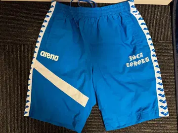 arena 파랑 스트라이프 메쉬 숏팬츠