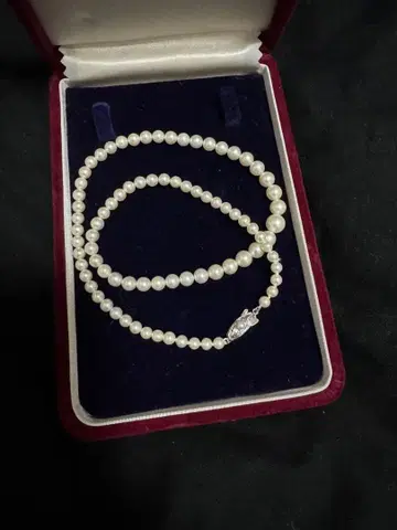 펄 진주 목걸이