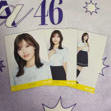 노기자카46 생사진 시바타 유나 쿠보 졸업 콘서트 T셔츠 컴프