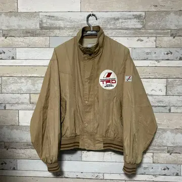 TRD 베이지 점퍼 블루종