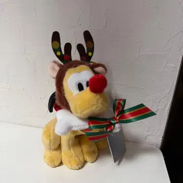 플루토 봉제 인형 키링 키체인 DISNEY CHRISTMAS