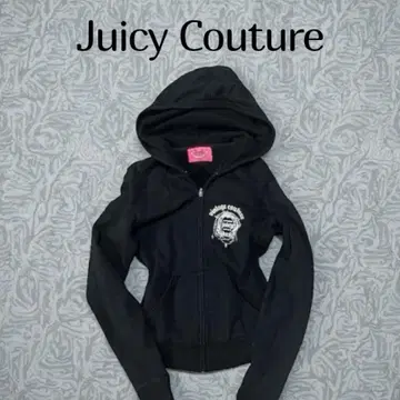 Juicy Couture 블랙 S 후드티 속기모 헤이세이 갸루 Y2K