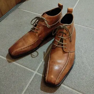 via madras 가죽 숏부츠