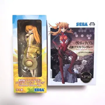 에반게리온 아스카 랑그레이 피규어 2체 세트