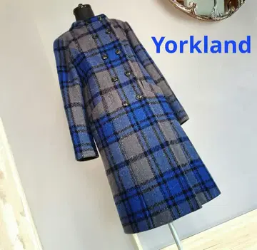 요크랜드 울 트위드 코트 깔끔한 컬러