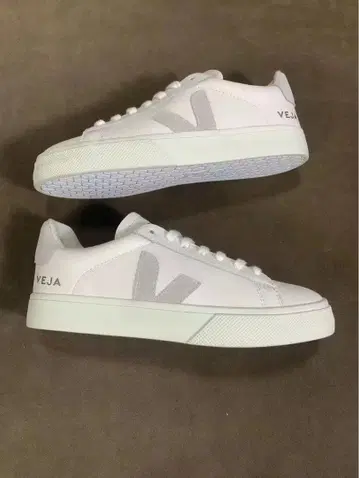 VEJA 화이트 스웨이드 스니커즈