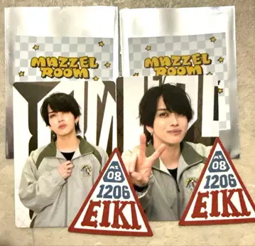 MAZZEL 마제베야 포토 카드 스티커 세트 에이키 2장 세트