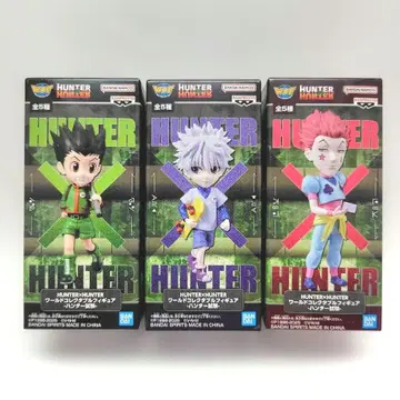 HUNTER x HUNTER 월드 컬렉션 피규어 3종 세트 미개봉 새상품