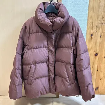 브라운 다운 자켓 L 사이즈