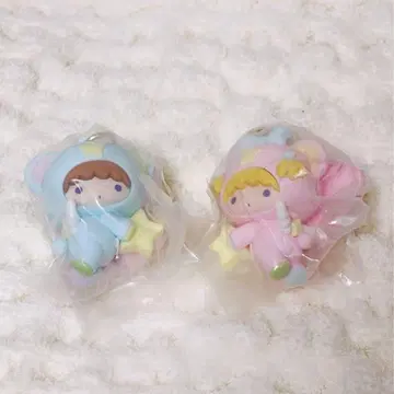 2종 시크릿 키링 리틀트윈스타 별하늘의 엔젤 디자인