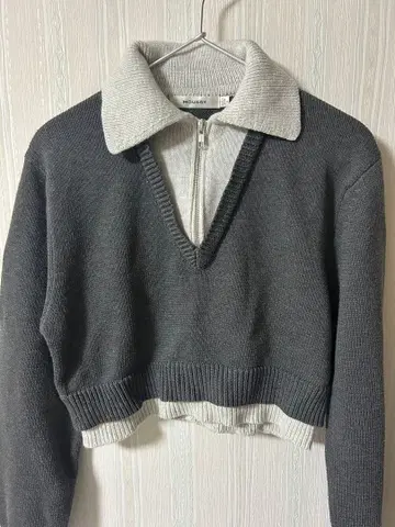 MOUSSY 그레이 스웨터