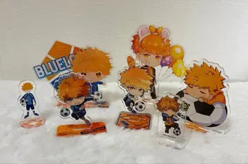 블루 록 아크릴 스탠드 국신연개 세트