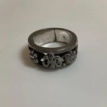 실버 장식적인 반지