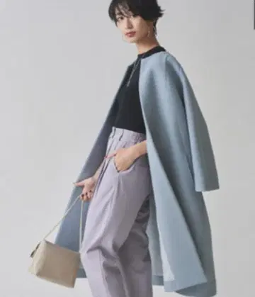 Mila Owen 노카라 코트 블루