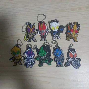 가면라이더 러버 키링 모음