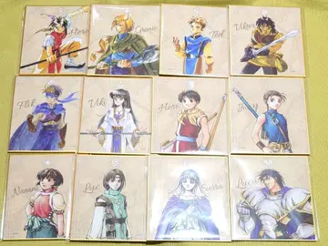 환상수호전 I & II 마스터 D상 미니 색지 전 12종 세트