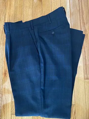 남성용 슬랙스 네이비