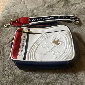 CASTELBAJAC 숄더백 화이트/레드/네이비