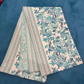 BANKAN x SALUM 콜라보 후쿠로 오비 리버서블 순수 실크 미사용