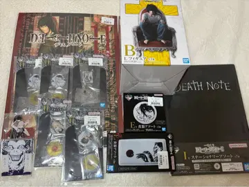 DEATH NOTE 데스노트 제일복권 L B상 피규어 클리어 파일