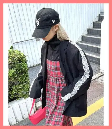 WC 컨디션 최상 완판 오버 사이즈 레이스 슬리브 테일러드 자켓