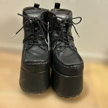 YOSUKE 초통굽 레이스업 숏부츠