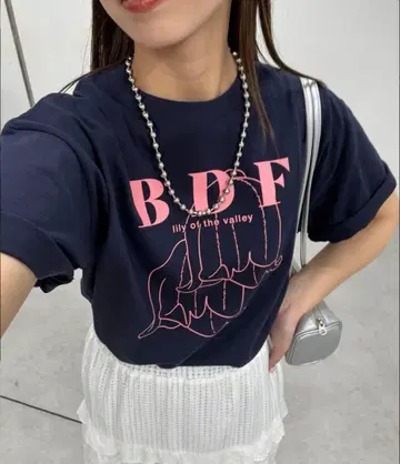 CIAOPANIC BDF 플라워 로고 T셔츠 차오패닉