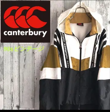 [ 초레어 ] 캔터베리 90s 빈티지 윈드 브레이커 후드 부착