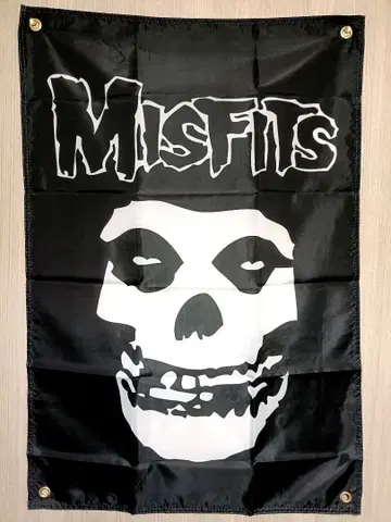 Misfits 미스피츠 포스터 태피스트리 스컬 디자인 플래그