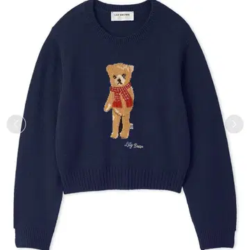 릴리 브라운 Lily Bear 프린지 머플러 니트탑