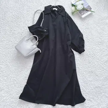 RIM.ARK 헤비 코튼 맥시 원피스 스키퍼