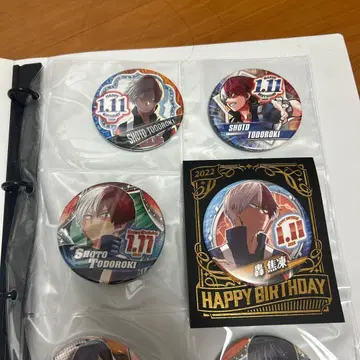 토도로키 쇼토 벌스데이 캔뱃지