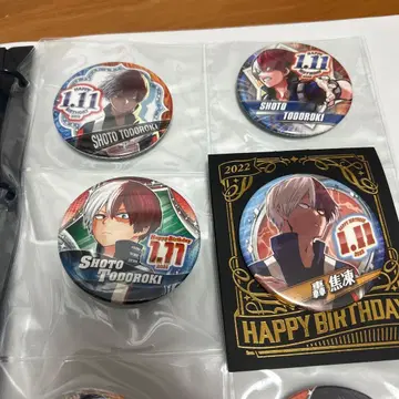 토도로키 쇼토 벌스데이 캔뱃지