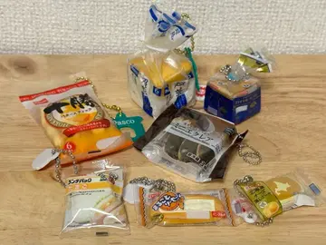 식품 가챠 야마자키 Pasco 빵 가챠 미니어처 7종 세트