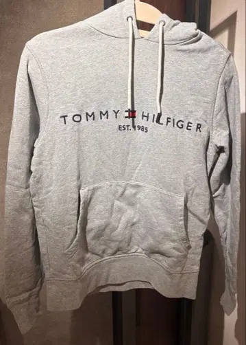 TOMMY HILFIGER 그레이 후드티