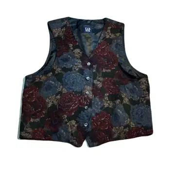 레어 GAP 올드 갭 USA제 90s 베스트 올 패턴 꽃무늬 레이온