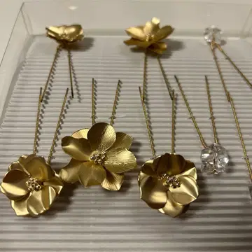 꽃 헤어 장식 드레스에도 기모노에도