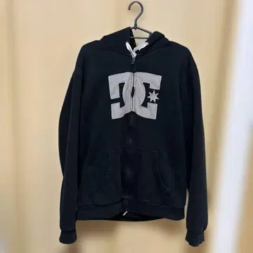 DC 블랙 후드 부착 후드티 M 사이즈