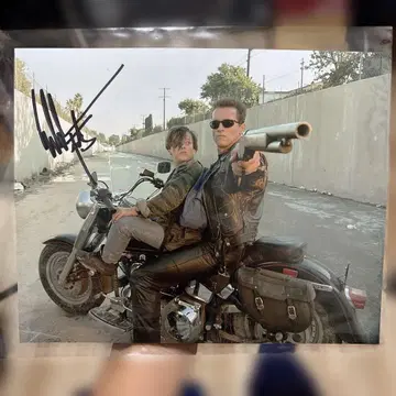 [친필 정품] 터미네이터 존 코너 역 에드워드 롱 친필 사인