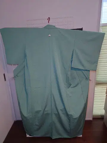 새상품급 워셔블 기모노 이로무지 히토에 가몬 포함