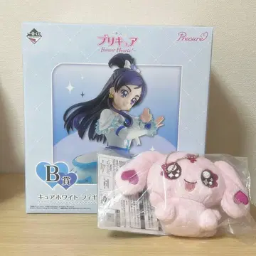 프리큐어 1번 복권 B상 큐어 화이트 피규어 E상 메플 봉제 인형
