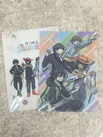 모노패스 클리어 파일 시부츠타 헬로 월드 2종