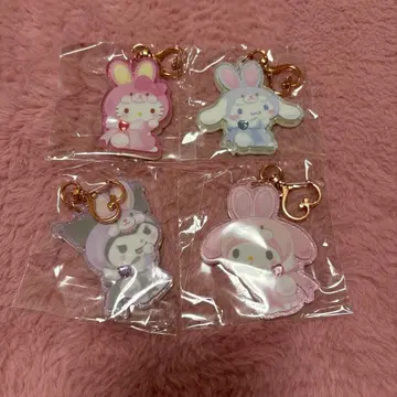 산리오 토끼 키링 세트